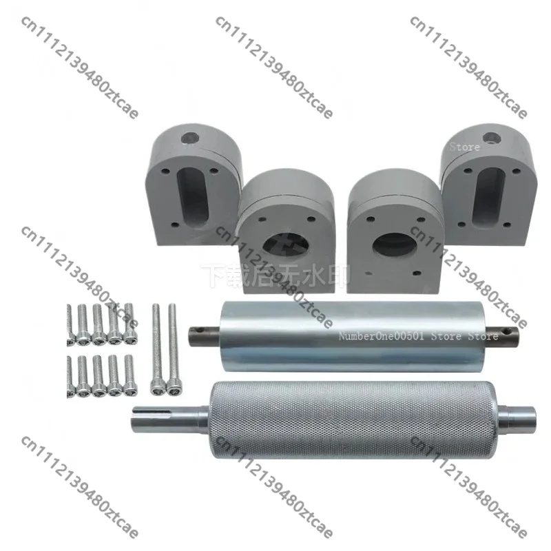 Complete Conveyor Belt Tensioner Set, 3060 Aluminum Frame Conveyor Parts, Drive Roller with Axle for Industrial Assembly Line