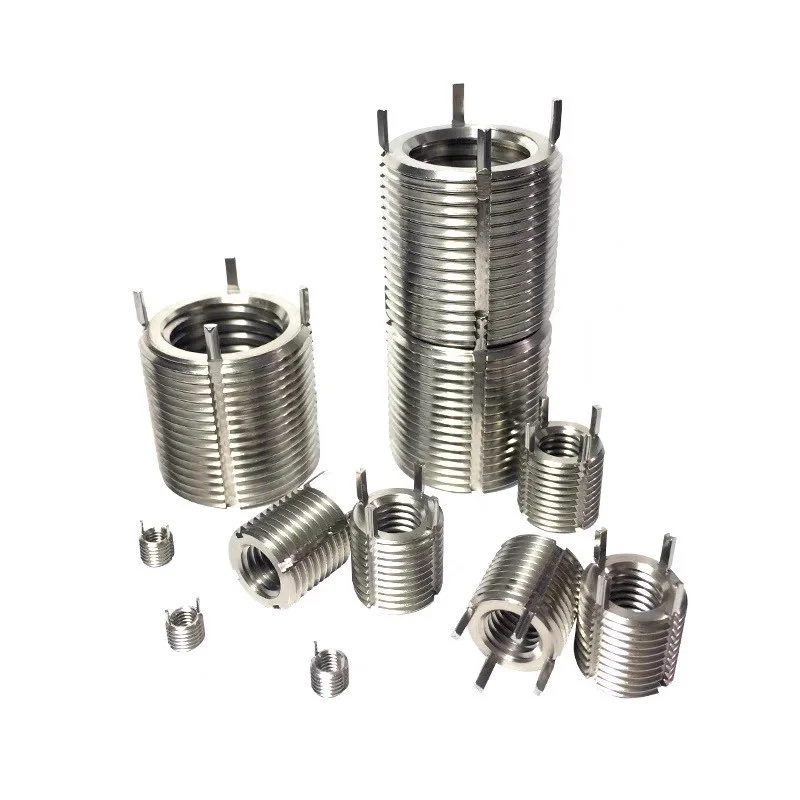 M3~M16 303 Stainless Steel Self-tapping Threaded Insert with LegsThreaded Repair Insert Bushing with Plug Leg Screw Sleeve Nuts