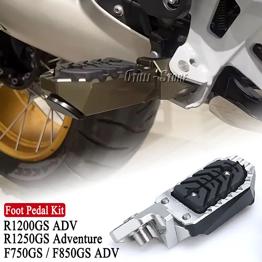 

R1250GS R1200GS Motorcycle Front Foot Pegs Adjustable Footrest Footpegs For BMW R 1200 GS ADV R 1250 GS Adventure F750GS F850GS