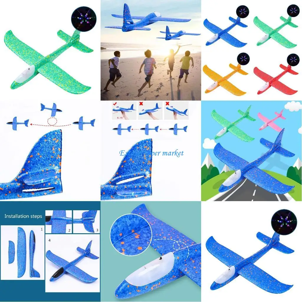 

090B детский интерактивный пузырь из пенополиэтилена, летающий самолет, обучающий для игр, забавная настольная игрушка, лучший в