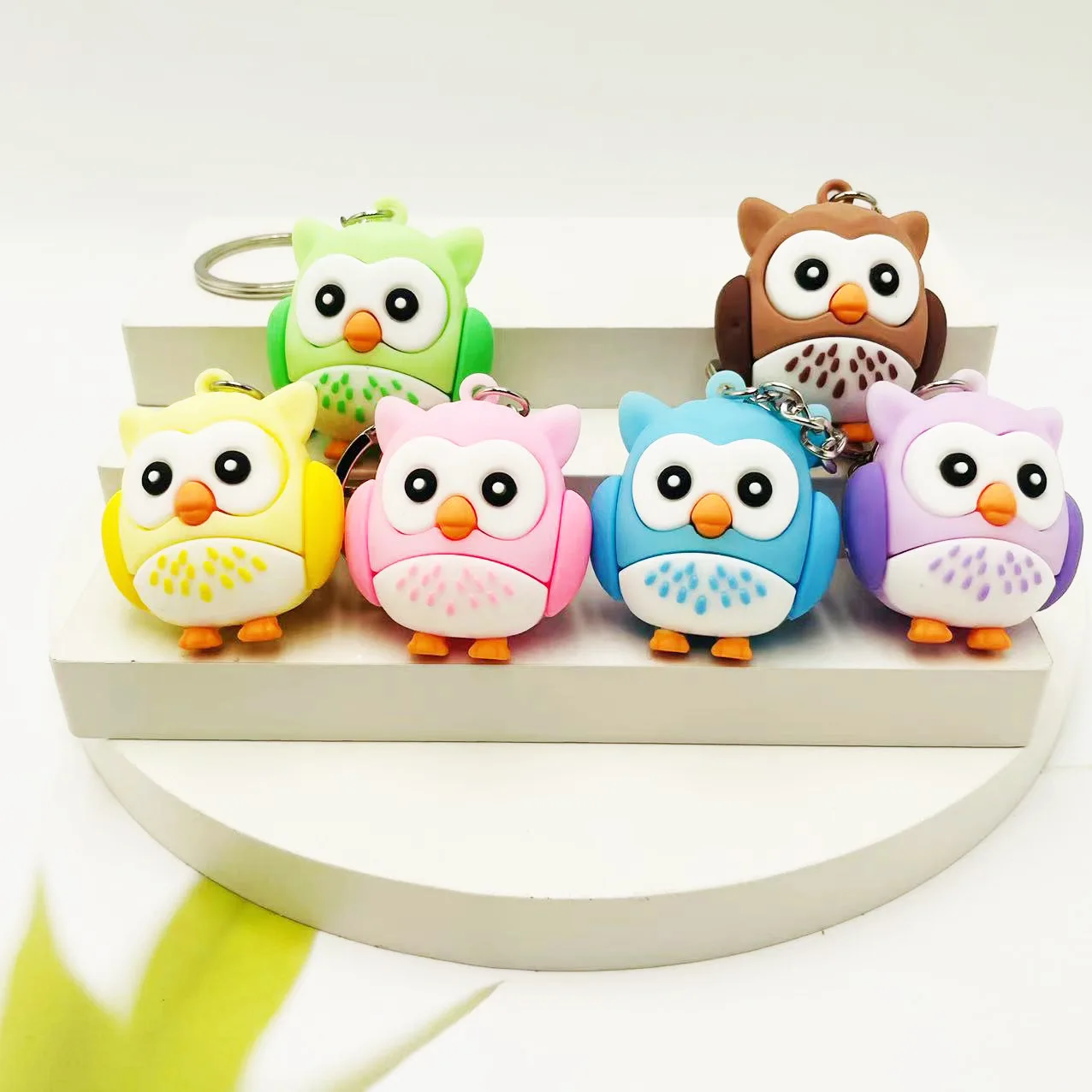 New keychain creative owl cute animal key pendant pendant student gift