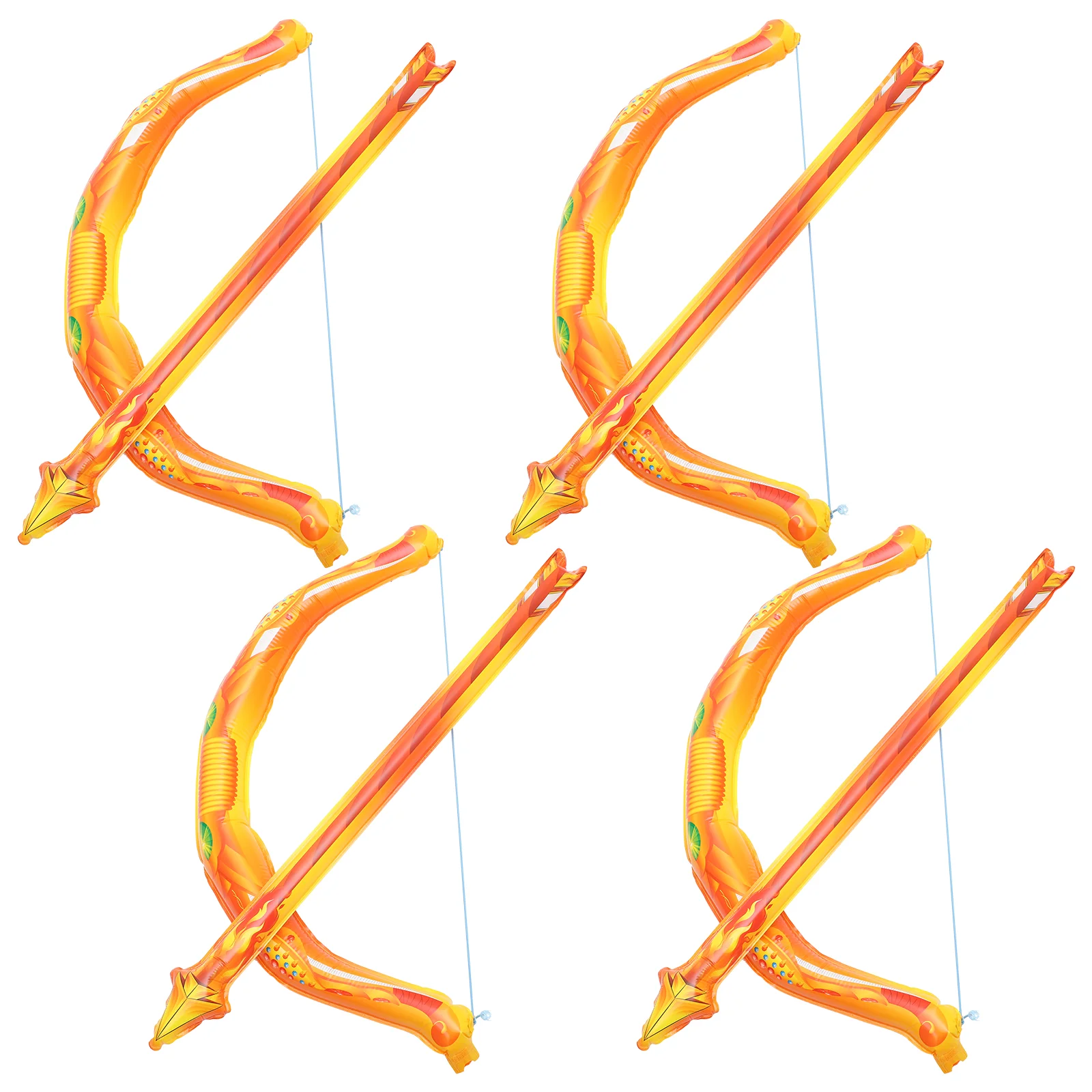 

4 Pcs Arrow Bow Balloons Aluminum Foil Party Decorations Delicate Shape Bright Color Festival Stage Birthday New Year Wedding