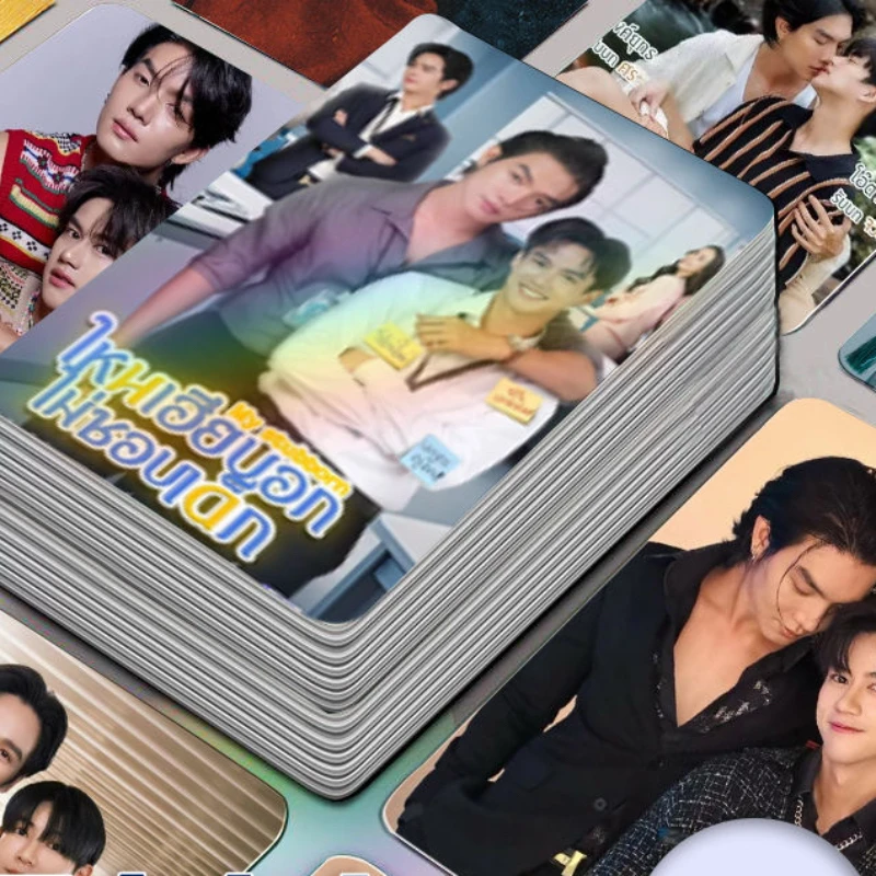 

30/50PC No Repeat Boatoat Boat Yongyut Oat Pasakorn Thai TV My Stubborn Drama Stills Photo Double-sided Printing 3 Inch Card