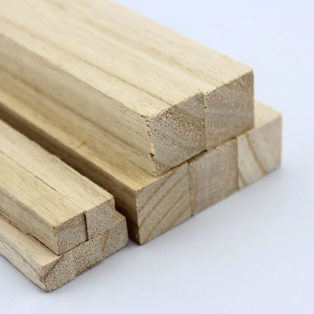 6/8/10/20mm Balsa Wood Sticks Solid Wood Long Wooden Strips for DIY Model Building Handcraft Assembly Supplies Length 330mm view 5