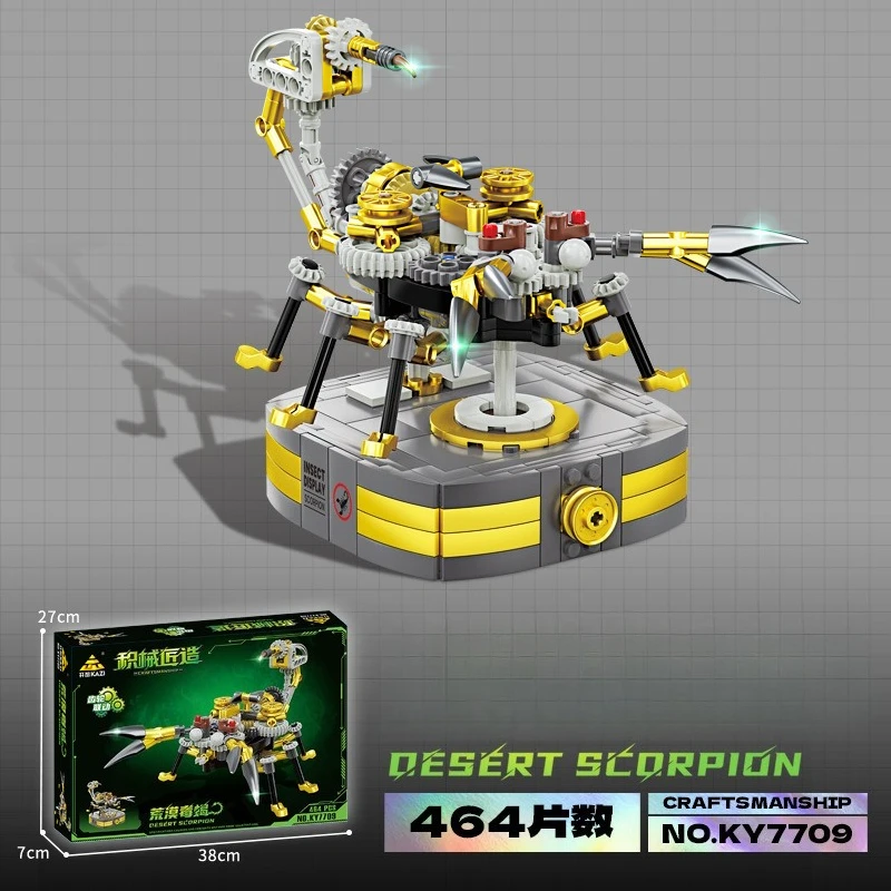 

Механические блоки в виде насекомых | Модный креативный подарок для сборки