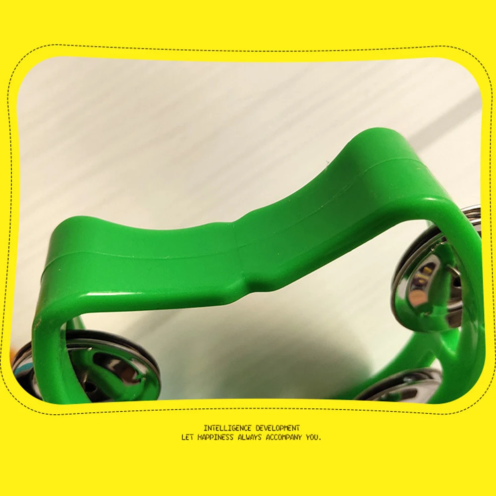 

4шт ручной бубен барабан колокольчик металлические джинглы ударные детские музыкальные игры