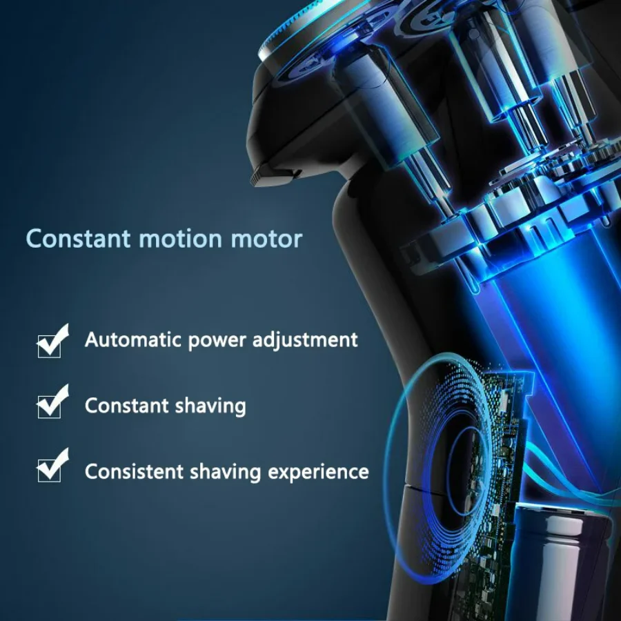 PHILIPS New S3208 Electric Shaver Dry Wet Shaving Triple Blade 5-Way Floating Head Beard Trimmer Men's Electric Razors Machine