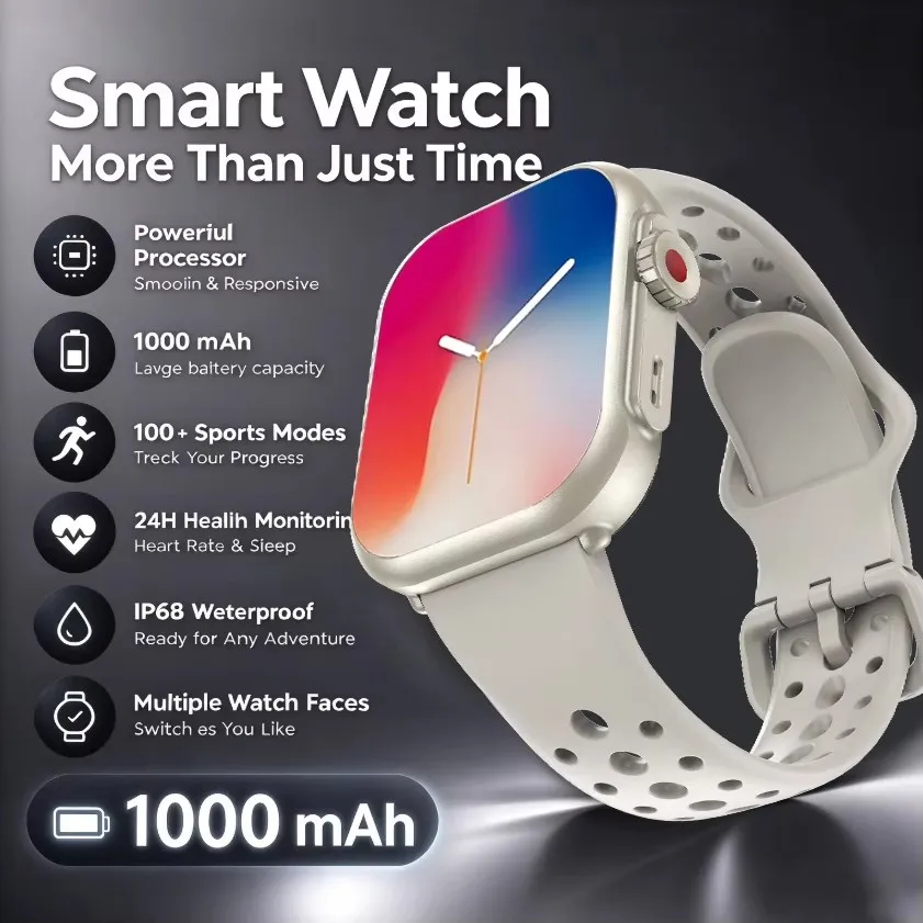 Bracelet intelligent Ultra K62 pour hommes et femmes, moniteur d'activité sportive, GPS, écran AMOLED, appels Bluetooth, étanche, montre intelligente pour iOS.