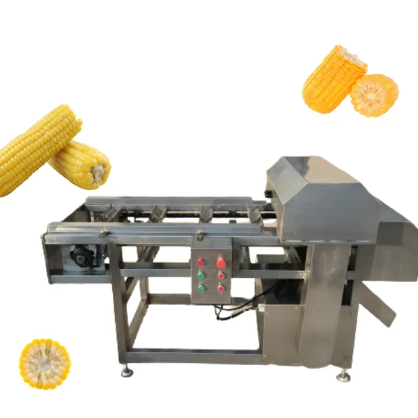 Factory Price Double Row Sweet Corn Head And Tail Cutting Cutter Machine