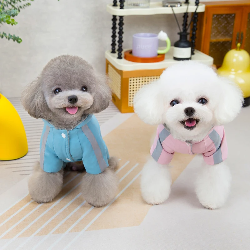 Winter Warm Dog Jumpsuit Waterproof Pet Clothes Jacket Schnauzer Chihuahua Overalls for Small Medium Dogs French Bulldog Onesies