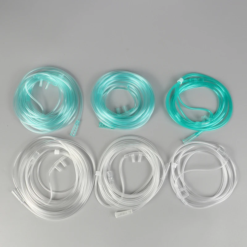 

1PCS Disposable Oxygen Tube Double Nasal Oxygen Tube Independent Packing Medical Care Machine Breathing Cannula 1.5/1.8/3/4/5M