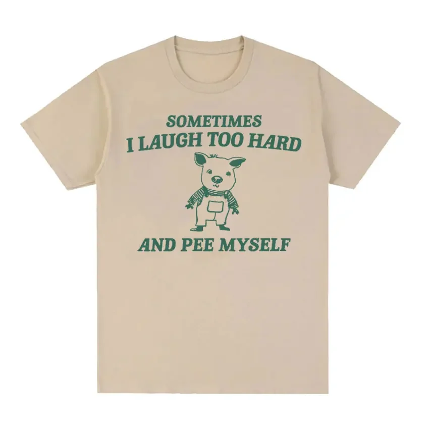 

2027 футболка с изображением иногда слишком жесткого мема, забавные мужские и женские повседневные хлопковые футболки большого размера, летняя одежда с круглым вырезом, футболка