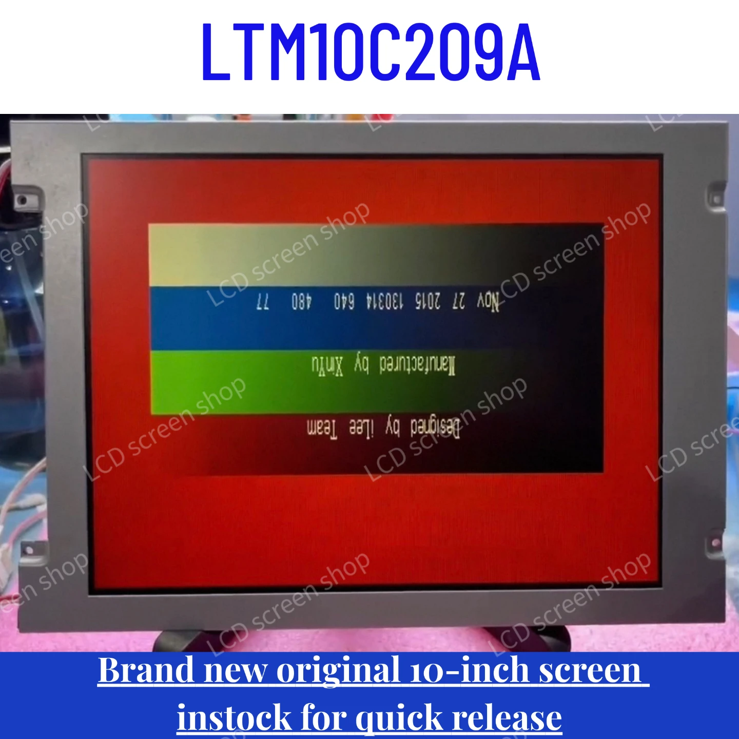 Brand new, domestically manufactured LCD screens compatible with LTM10C209A, LTM10C209H, and LTM10C210. Tested and ready for shi