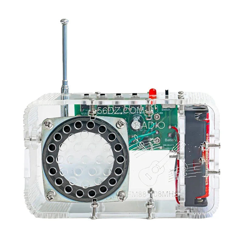 Well Made-RDA5807 FM Radio Assembly Kit FM Electronic Products Production DIY Welding Practice Circuit Board Parts