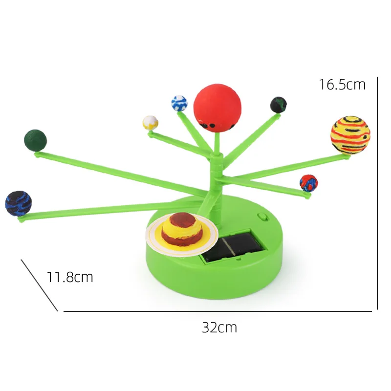 Electric Solar System Kids Toy STEM Technology Gadget DIY Painting Planets Model Science Toys Educational Toys For Children