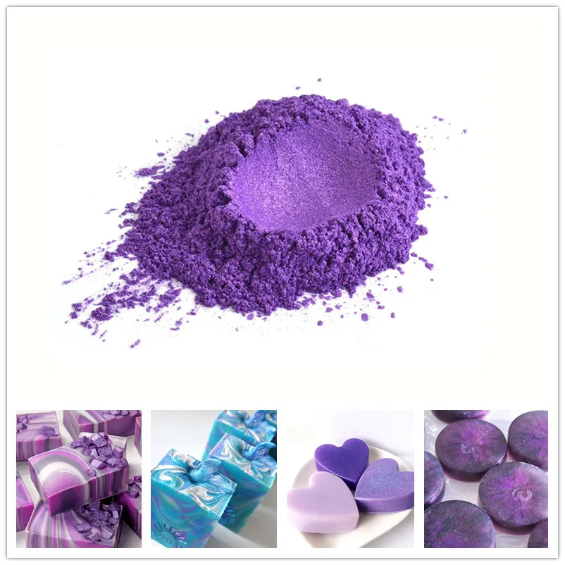 30 مللي راتنجات الايبوكسي الميكا مسحوق اللؤلؤ الصباغ الصابون شمعة اللؤلؤ الفضة الذهب مسمار بريق مسحوق DIY بها بنفسك الديكور طلاء السيارات الصباغ