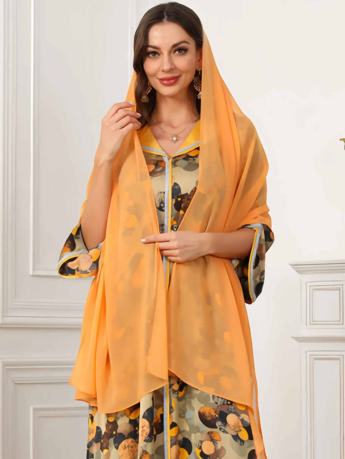 2025 Women Elegant Modest Muslim Islamic Chiffon Scarf Ramadan Hijab Stole Bandana Headscarf Shawl Wrap Bufanda Foulard Headband