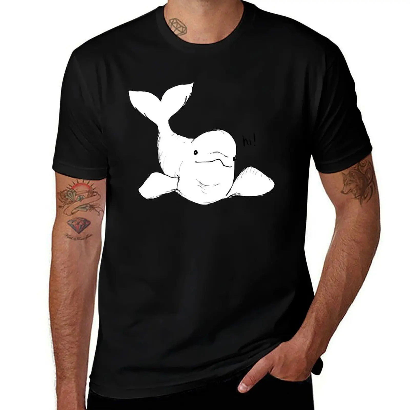 

Baby Beluga T-Shirt plus size tops graphic tee shirt T-shirts oversize anime shirts men