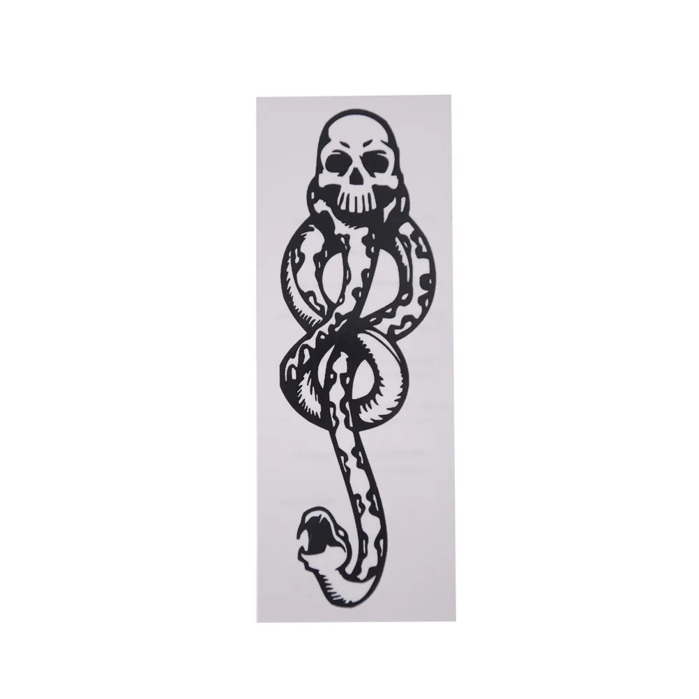 5PCS Death Eaters Dark Mark Make Up Tattoos Stickers Cosplay Accessories and Dancing Party Dance Sticker