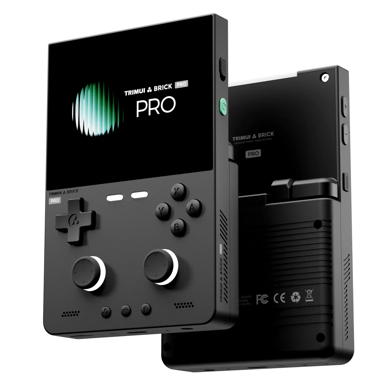 For TRIMUI Brick Pro Open-Source Handheld Console 3.95-In IPS Screen Palm Phone Games Player Type-C Rechargeable Gaming Consoles