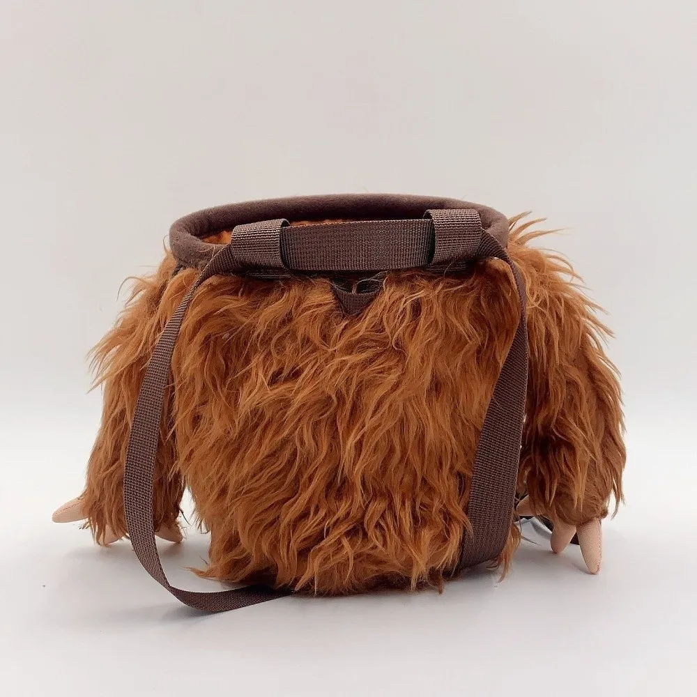 Cute Sloth/Shark Magnesium Powder Bag Stuffed Animal Flannel Chalk Bag Climbing Gear Gym Sports Bag Outdoor Sports