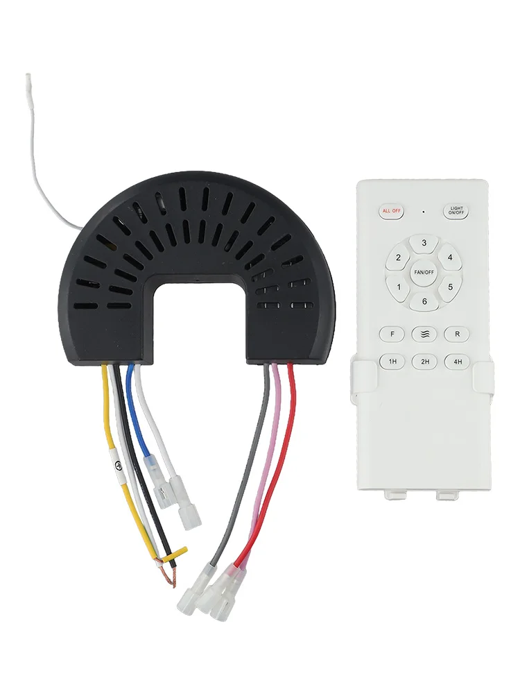 DC Inverter Ceiling Fan Light Remote Control Kit 24V 6 Timer For 90-265V Frequency Conversion Fan Lamp Wireless Switch Con