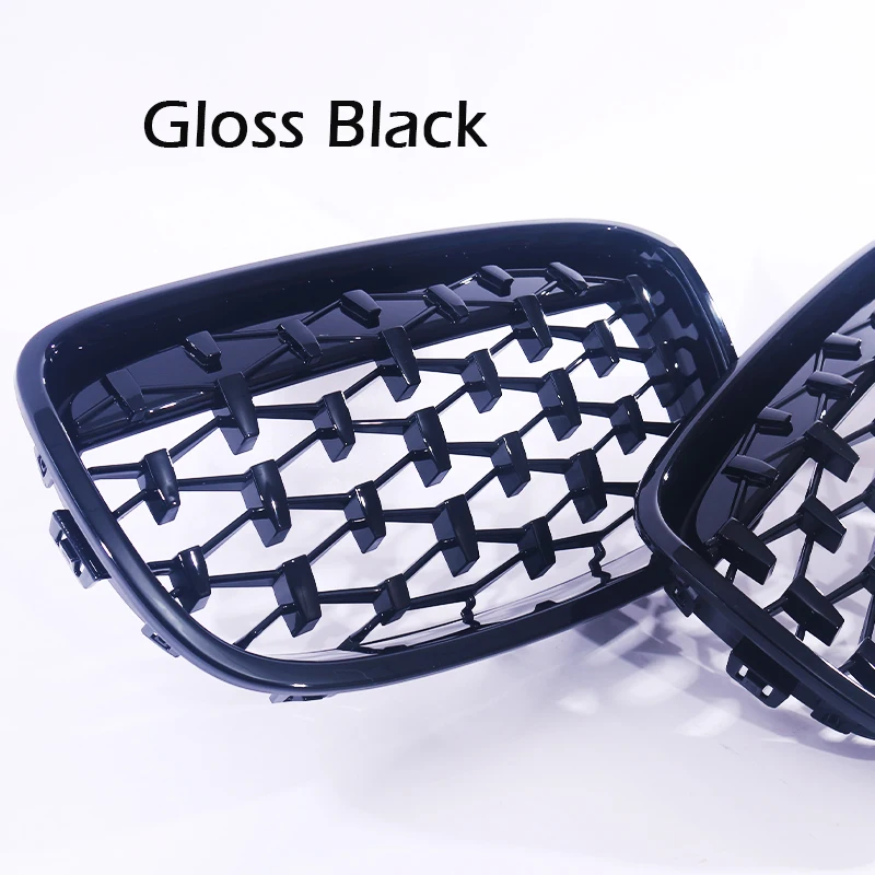 Front Bumper Star Grille Chrome Black Diamond Grill For BMW 1 Series F20 F21 Pre-Facelift  2011-2014 116i 118i 120i Accessories