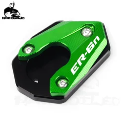 4Color For KAWASAKI ER6N ER6F ER4F ER 6N 6F 4F 2011-2014 Motorcycle Kickstand foot side stand extension Support Accessories