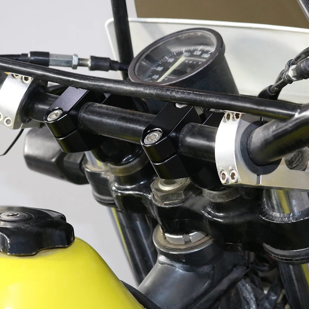 22mm Handlebar Risers Mount Extension Back Moved Up For Honda NC700S/X NC750S/X St1100 Grom MSX125  CB750 Hornet CB125F CB1100