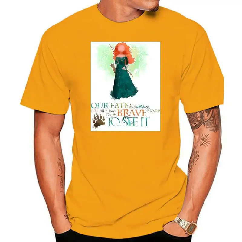 T-SHIRT BRAVE MERIDA FRASE CITAZIONE FIABA FAVOLA - 1 S-M-L-XL-2XL-3XL