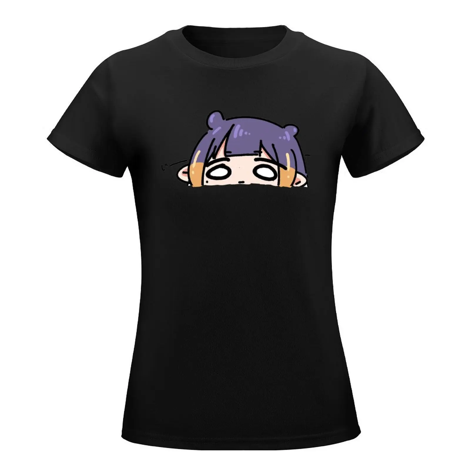 Ina Peeking T-Shirt korean fashion summer top plus size tops funny Women t-shirts