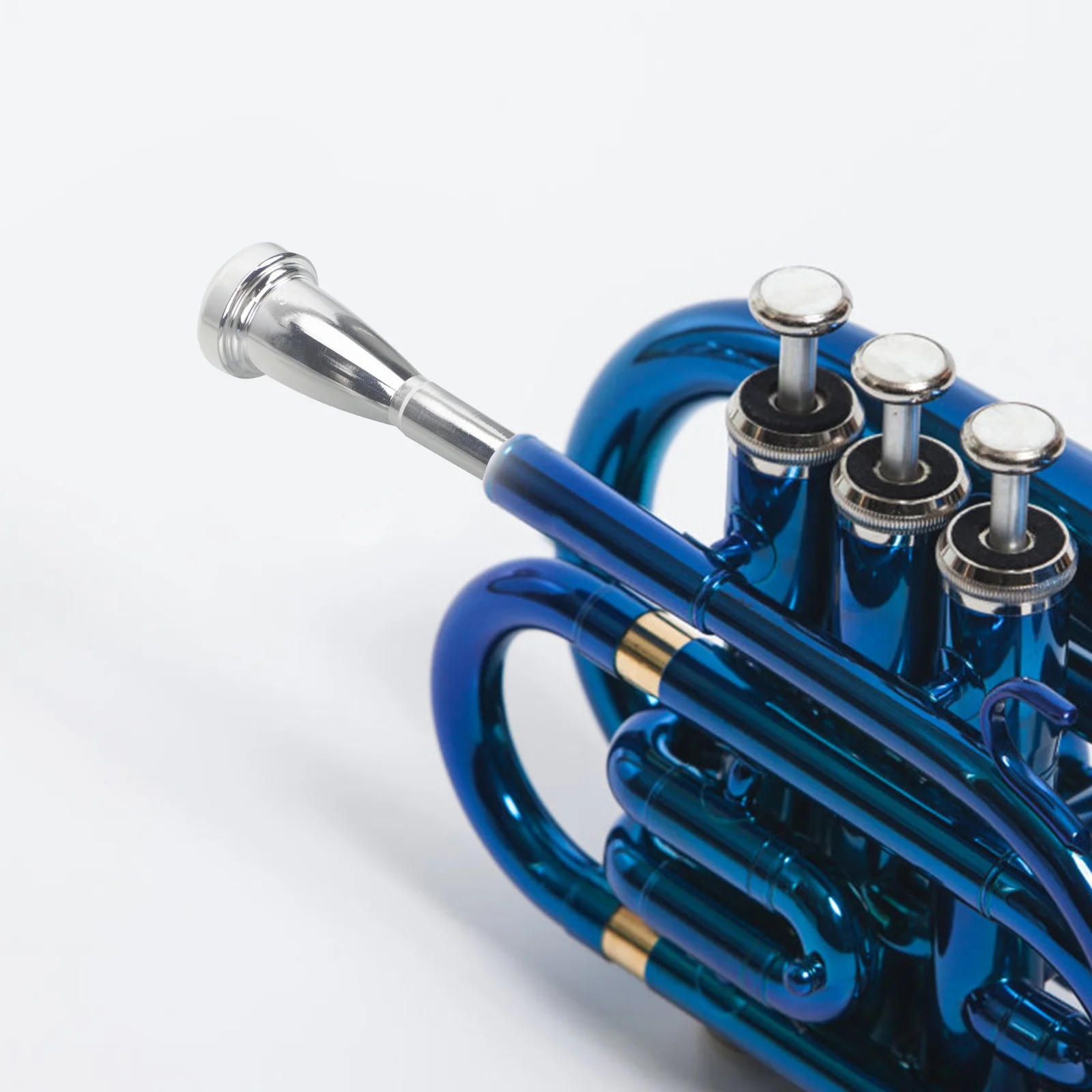 

Professional Durable Trumpet Mouthpiece Copper Alloy 3c Replacement Part Suitable for Concert Band Practice Musical Instrument
