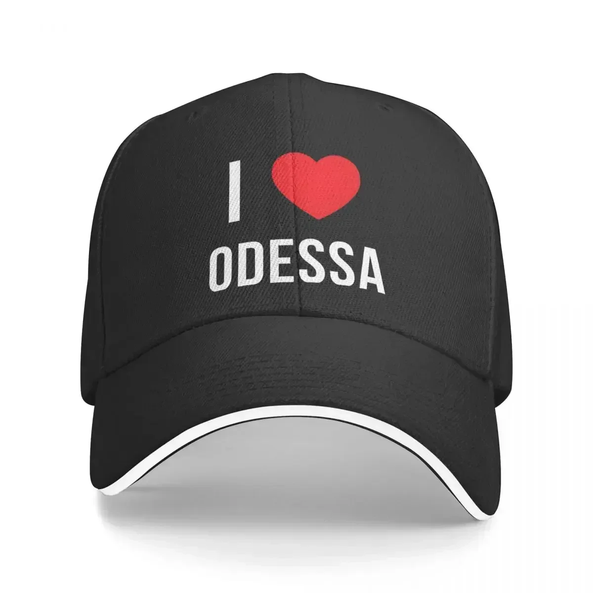 New I Love Odessa Baseball Caps Hip Hop Ukraine Peace Freedom Sandwich Hat Unisex Style Adjustable Headwear Outdoor