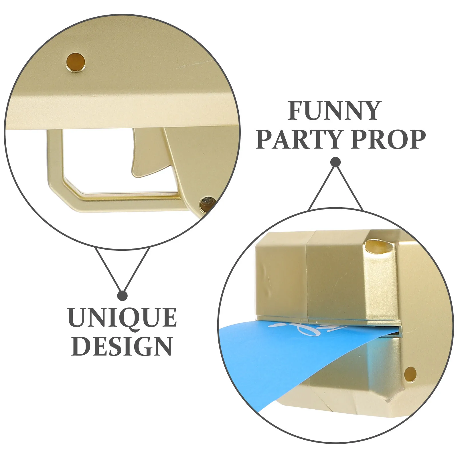 

1Set Gender Reveal Party Supply Paper Sprayer Boy Or Girl Prop Shooter Realistic Props Fun Experience Wear-Resistant