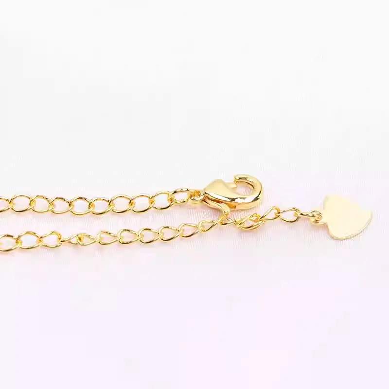 14k Gold Injection Electroplating Fishtail Shell Pearl Bracelet Bracelet Empty Holder DIY Accessories Temperament