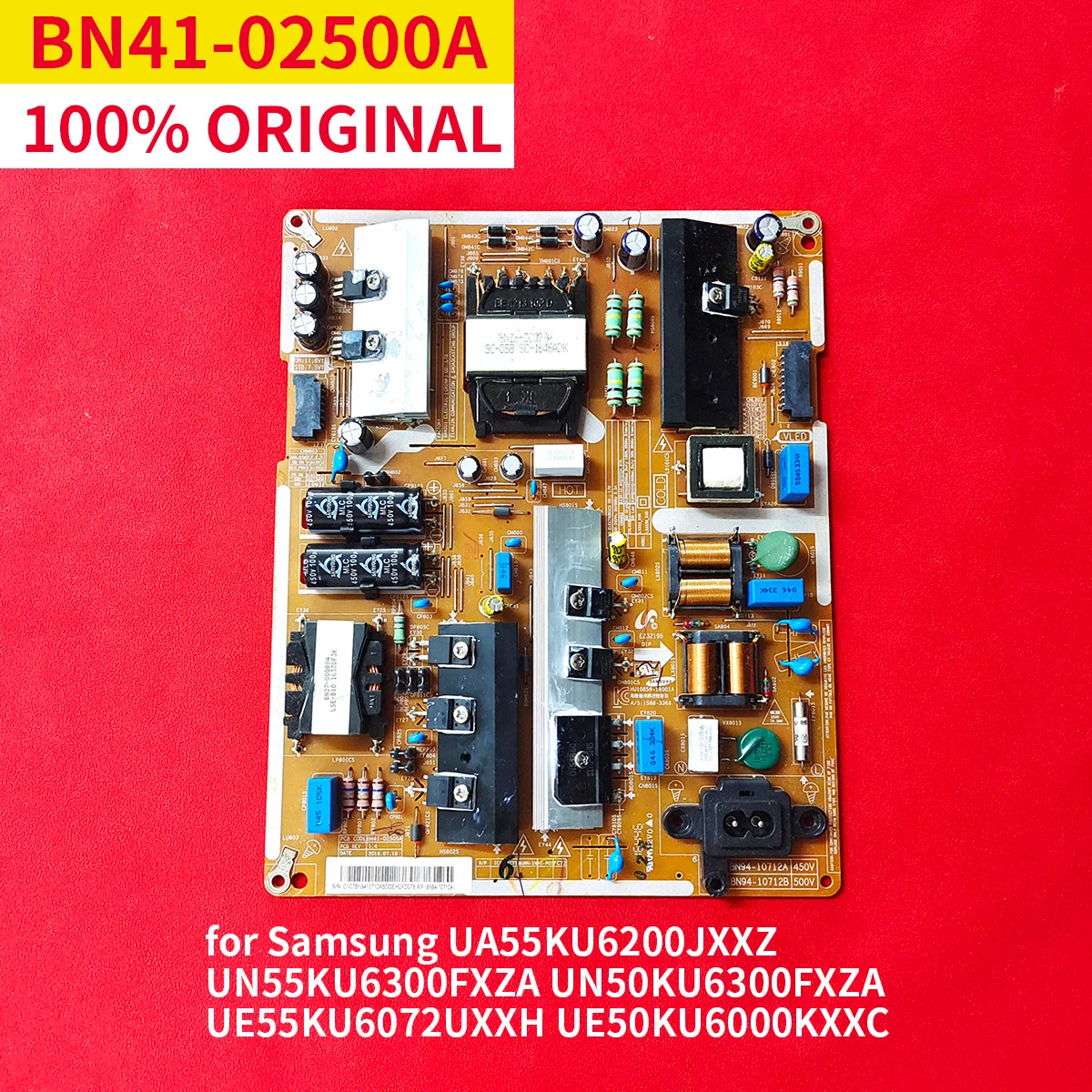 

Original Power Board BN41-02500A BN94-10712A BN94-10712B for Samsung UA55KU6200JXXZ UN55KU6300FXZA UN50KU6300FXZA UE55KU6072UXXH