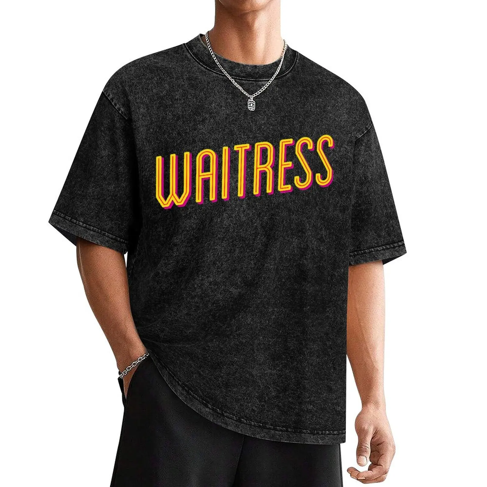 Waitress - ART T-Shirt anime anime stuff baggy shirts men clothing