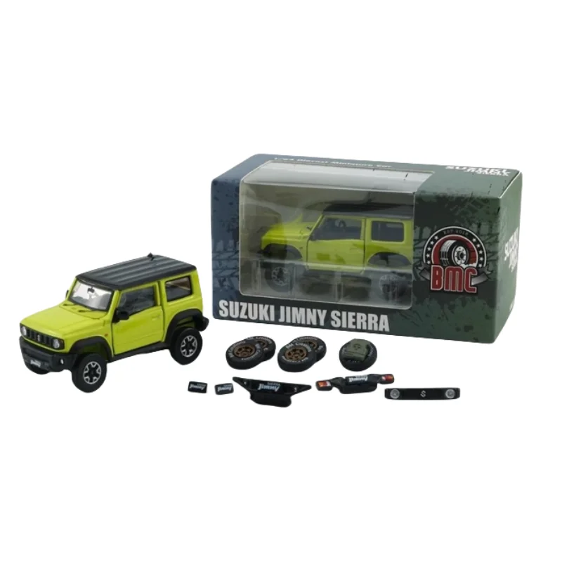 1/64 Suzuki Jimny JB74 2019 Jeep diecast alloy static model, children\'s collection of decorative toys, holiday gifts for friends