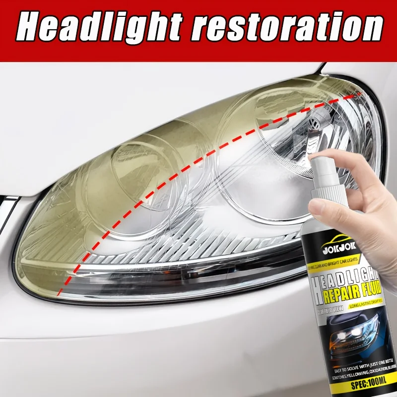 

Набор для восстановления фар на 100 мл, прозрачный яркий раствор, предотвращает пожелтение и окисление, стойкий спрей для защитного покрытия