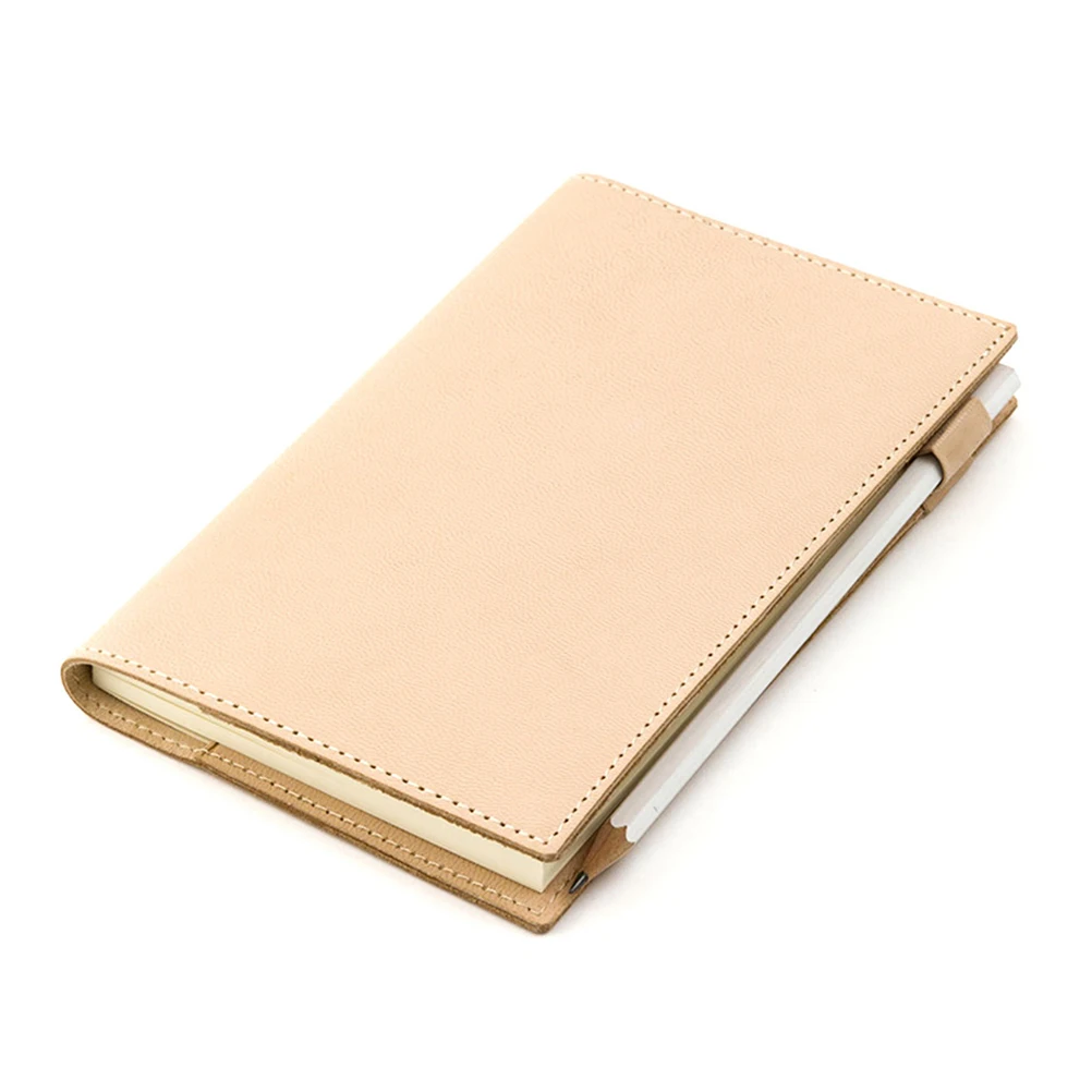 

Notebook Cover A6 Handmade Journal Office Storage Bag Vintage Stationery Credit Card Slot Pen Holder Travel Gift