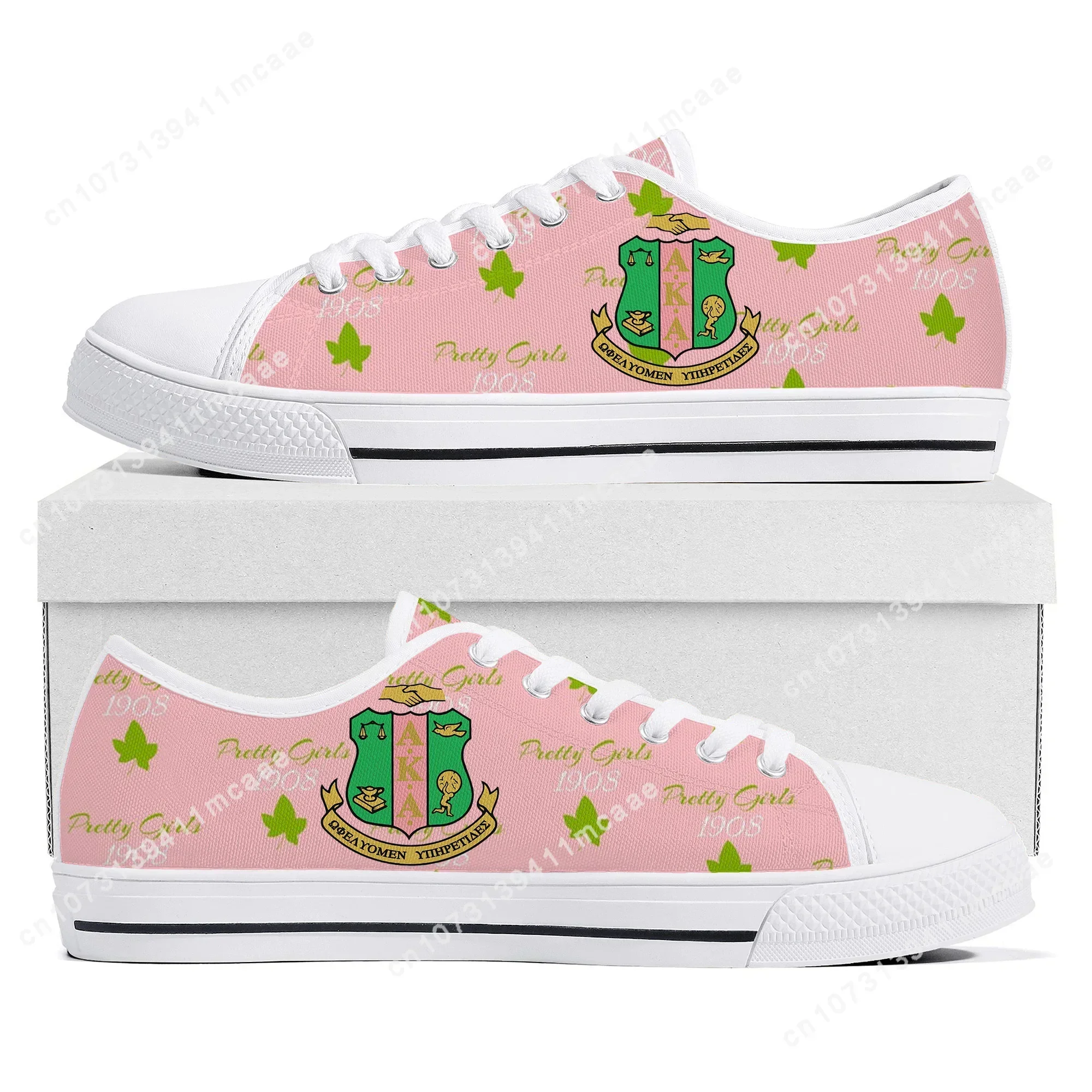 Alpha Sorority aka Low Top Sneakers Herren Damen Teenager Kappa Alpha Canvas Sneaker Paar Freizeit schuhe anpassen DIY Schuh