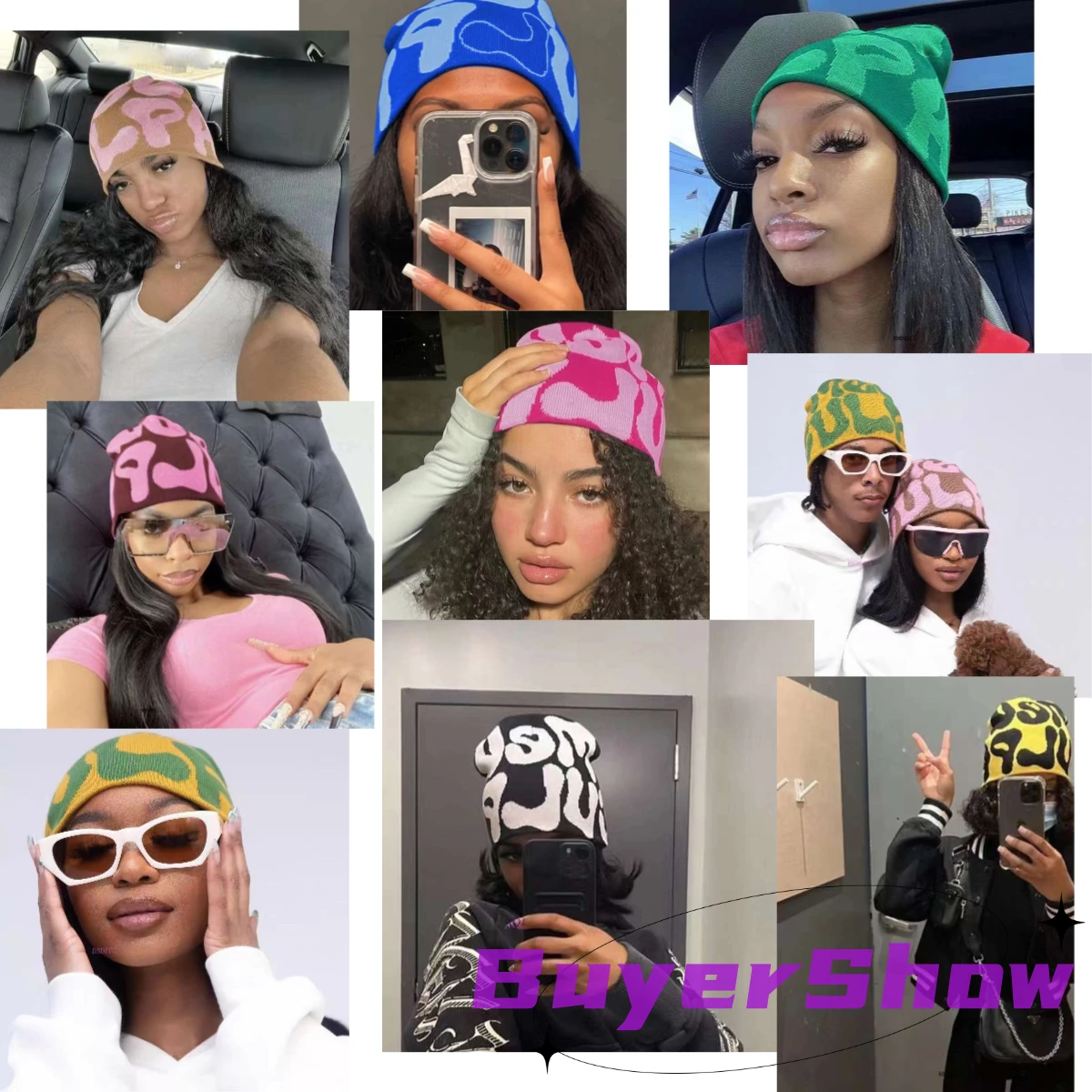 Winter Warm New Knitting Beanies Hat Men Women Paragraph Cap Mea Culpa Y2k Warm Fashion Hundred Take Cold Cap for Women Hats