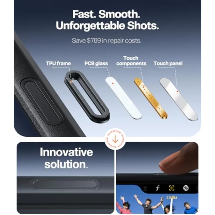 Ostand Magnetic for iPhone 17 Case Fit for MagSafe 3X Military Drop Protection Camera Control Slim Phone Case for iPhone 17 wit