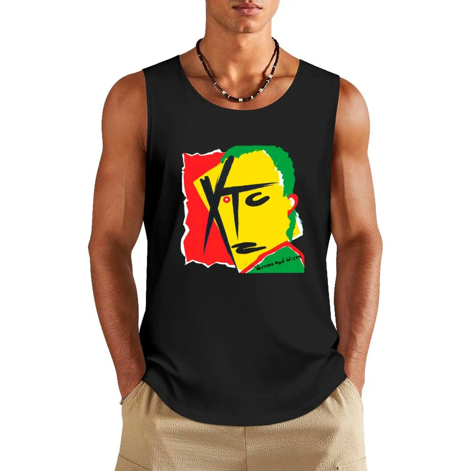 

Drums and Wires Tank Top summer Men's t shirt