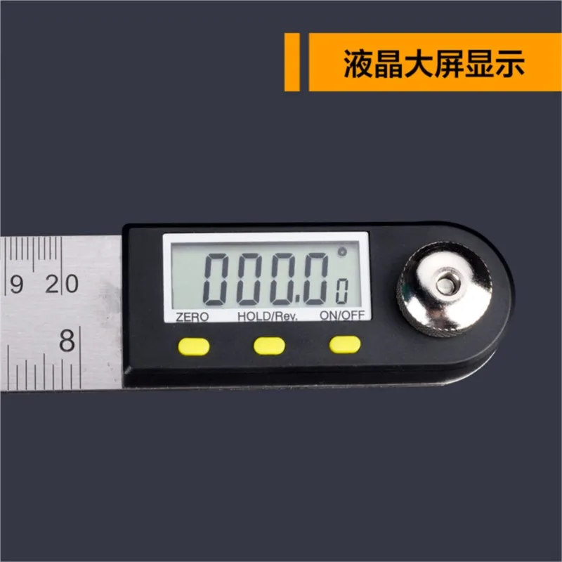 Digital Electronic Protractor Angle Finder Miter Goniometer Gauge Ruler 200mm 300mm 500mm