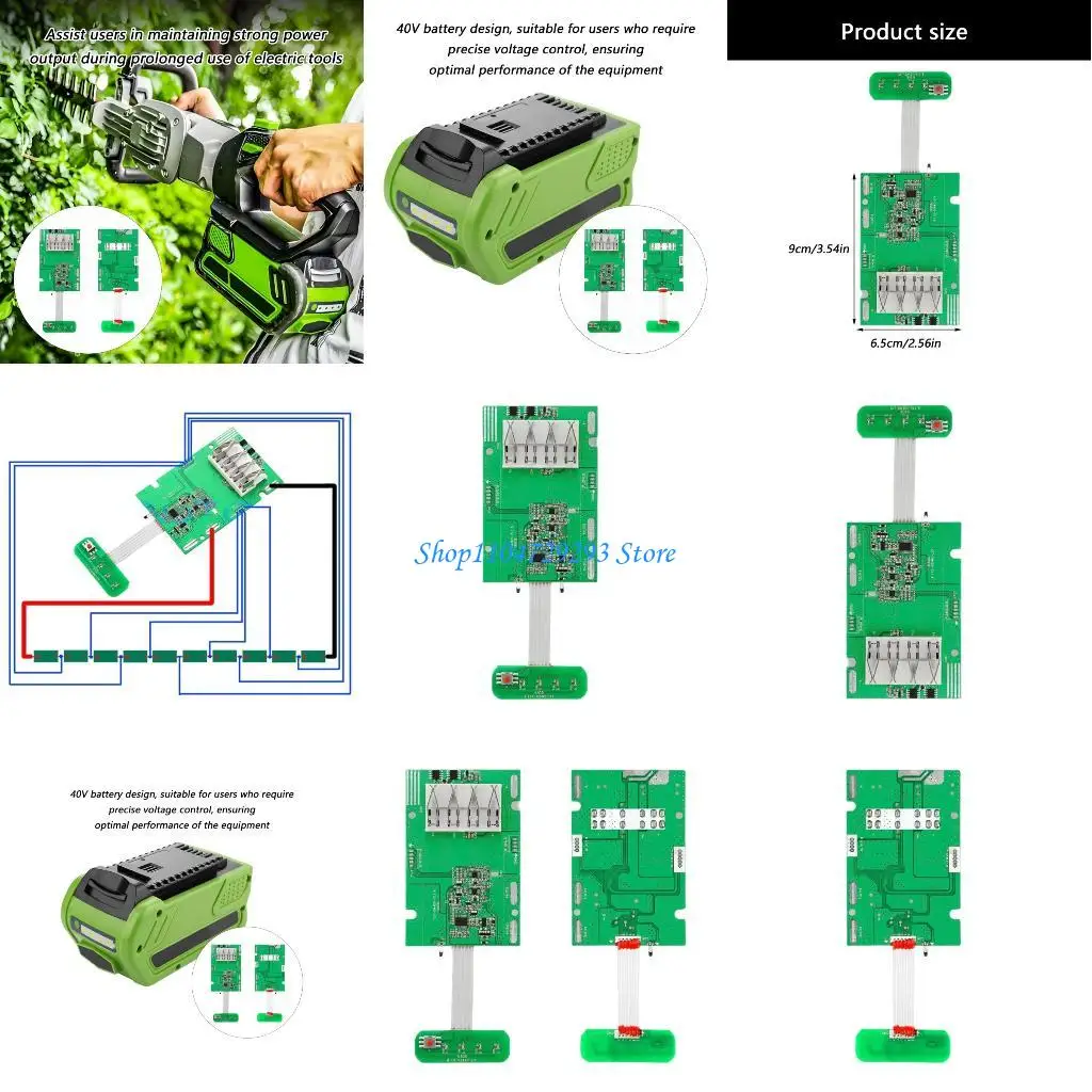 

Y2GD Advanced 18650 Battery PCB Protections Board Module For 40V GMAX 29472 29462