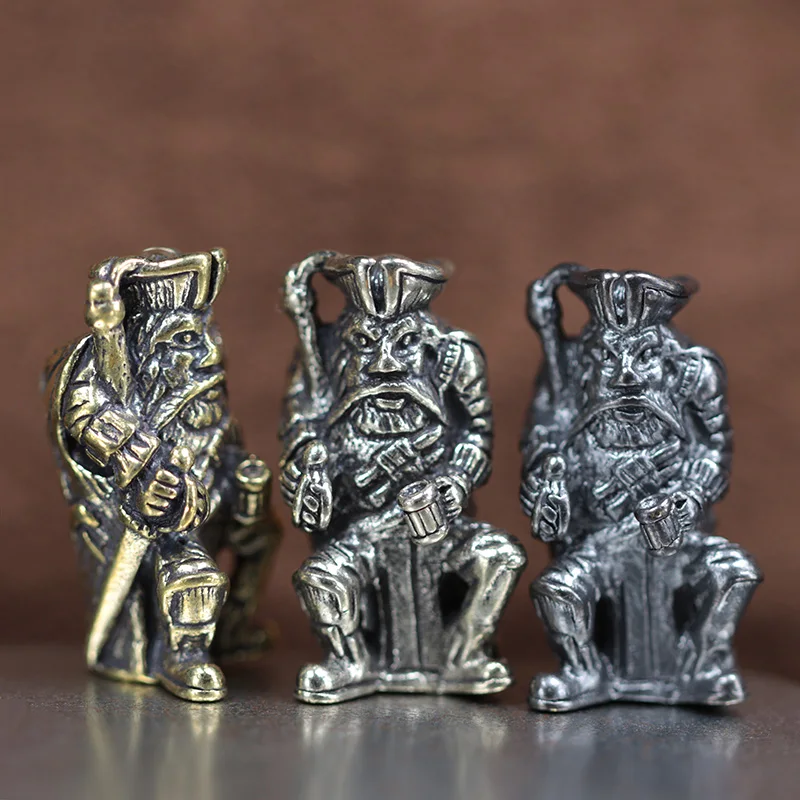 

Viking Old Man Skull Pattern Brass Knife Bead DIY Paracord Bracelets Accessories Outdoor EDC Tool Umbrella Rope Lanyard Pendants