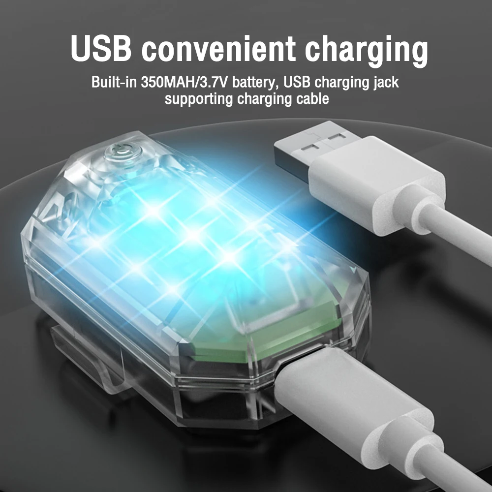 لاسلكي للتحكم عن بعد LED ستروب ضوء للدراجات النارية سيارة دراجة سكوتر المضادة للتصادم تحذير مصباح فلاش مؤشر مقاوم للماء