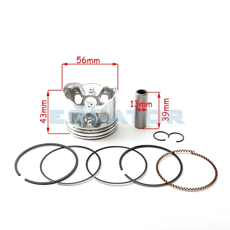 Motorcycle Motorcross parts Ying Xiang YX 140 Engine 56mm Bore Cylinder With 56mm Pitston Fit YX 140cc SSR YCF IMR Dirt Pit Bike