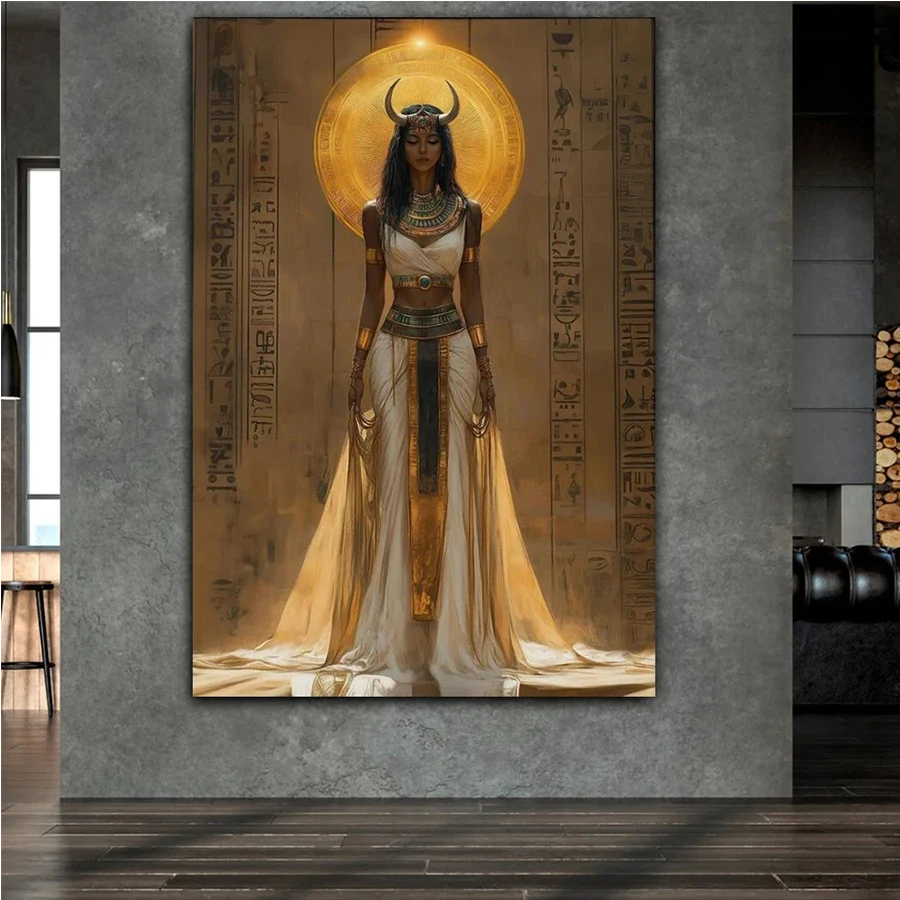 5D DIY Diamond Embroidery Painting Kit New Retro Art Egyptian Goddess Mosaic Art Adult Decoration Gift